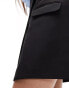 Topshop tailored mini skirt mens re-worked blazer in black