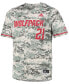 Фото #2 товара Men's Camo NC State Wolfpack Replica Baseball Jersey