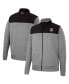 Фото #2 товара Men's Gray, Black Army Black Knights Putter Herringbone Full-Zip Jacket