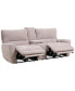 Фото #1 товара Deklyn 89" 3-Pc. Zero Gravity Fabric Sofa with 2 Power Recliners & 1 Console, Created for Macy's