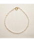 ფოტო #1 პროდუქტის 18K Gold Plated Freshwater Pearls with Rose Gold Beads- Mathilde Necklace 17" For Women