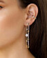 ფოტო #3 პროდუქტის Women's 18k Gold Plated Straight Dangle Earrings