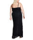 ფოტო #2 პროდუქტის Trendy Plus Size Lace Bodycon Gown