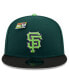 Фото #4 товара Men's Green/Black San Francisco Giants Sour Apple Big League Chew Flavor Pack 9FIFTY Snapback Hat