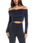 Фото #1 товара Leset Zoe Lurex Off Shoulder Wool & Cashmere-Blend Top Women's