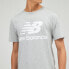 Фото #4 товара New Balance Men's NB Essentials Stacked Logo Tee