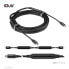 Фото #2 товара Club 3D USB 3.2 Gen2 Type C to C Active Bi-directional Cable 8K60Hz M/M 5m/16.4ft, 5 m, USB C, USB C, USB 3.2 Gen 2 (3.1 Gen 2), 10000 Mbit/s, Black