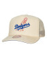 Фото #1 товара Men's Cream Los Angeles Dodgers Cooperstown Collection Evergreen Adjustable Trucker Hat