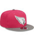 Фото #3 товара Men's Pink, Gray Arizona Cardinals 2-Tone Color Pack 9FIFTY Snapback Hat