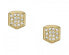 Фото #2 товара Decent Gold Plated Crystal Earrings Heritage JF04532710