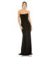 ფოტო #1 პროდუქტის Women's Ieena Strapless Sweetheart Jersey Gown With Waist Detail