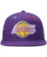 Фото #3 товара Men's Purple Los Angeles Lakers Hardwood Classics 1997 NBA All-Star Weekend Top Star Snapback Hat