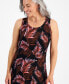 Фото #3 товара Макси-платье для женщин Style & Co Petite Palm Perfection Knit.