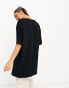 Фото #8 товара ASOS DESIGN long line t-shirt in black