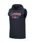 ფოტო #3 პროდუქტის Men's Navy Alabama Crimson Tide OHT Military-Inspired Appreciation Americana Hoodie Sleeveless T-shirt