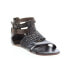 Фото #2 товара Bed Stu Capriana F373037 Womens Gray Leather Hook & Loop Strap Sandals Shoes 6