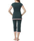 ფოტო #7 პროდუქტის Kimi & Kai Cindy Maternity Nursing Pajama Set