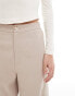 Фото #5 товара ASOS DESIGN Tall soft barrel leg trouser in mink