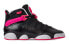 Air Jordan 6 Rings Black Pink GS 323399-061 Sneakers