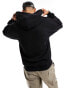 Фото #3 товара Sean John retro pullover hoodie in black with logo print