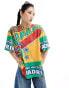 Фото #3 товара ASOS DESIGN oversized t-shirt with espana madrid all over graphic