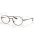ფოტო #1 პროდუქტის Men's Oval Eyeglasses, BB109752-O