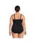 Фото #3 товара Plus Size High Neck to One Shoulder Multi Way One Piece Swimsuit