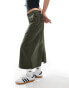 Levi's surplus canvas utility skirt in green