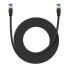 Фото #1 товара Szybki kabel sieciowy LAN RJ45 cat.7 10Gbps plecionka 3m czarny