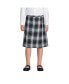 ფოტო #6 პროდუქტის Big Girls School Uniform Plaid A-line Skirt Below the Knee