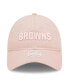 Фото #3 товара Головной убор женский New Era розовый Cleveland Browns Core Classic 2.0 Тональный регулируемый кепи 9TWENTY