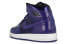 Фото #4 товара Jordan Air Jordan 1 Retro High Bg Deep Royal 高帮 复古篮球鞋 女款 紫色 / Кроссовки Jordan Air Jordan 705300-420