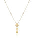 ფოტო #1 პროდუქტის Gold-Tone Charm Pendant Long Necklace