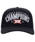 Фото #1 товара Men's Black Baylor Bears 2021 Big 12 Women's Basketball Conference Tournament Champions Locker Room Adjustable Hat