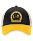 Фото #2 товара Men's Black Michigan Wolverines Refined Trucker Adjustable Hat