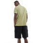 Фото #4 товара Tommy Hilfiger garment dye regular polo in olive green