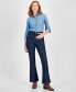 Women's Seamed Flare-Leg Denim Jeans