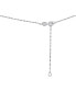 ფოტო #3 პროდუქტის Aquamarine (1/2 ct. t.w.) & Diamond (1/10 ct. t.w.) Rectangle Pendant Necklace in 14k White Gold, 16" + 2" extender