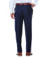 Фото #4 товара Men's ECLO Stria Classic Fit Pleated Hidden Expandable Waistband Dress Pants