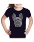 ფოტო #2 პროდუქტის Big Girl's Word Art T-shirt - French Bulldog