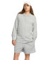 Шорты мужские Nike Club French Terry Flow Dk Grey Heather/lt Smoke Grey/white, L - фото #2