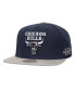 Фото #1 товара Men's Navy/Gray Chicago Bulls Core III Snapback Hat