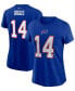 ფოტო #1 პროდუქტის Women's Stefon Diggs Royal Buffalo Bills Name Number T-shirt