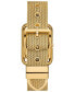Women's The Miller Square Gold-Tone Stainless Steel Mesh Bracelet Watch 24mm