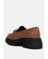 ფოტო #2 პროდუქტის Women's Oaklyn horsebit embellished chunky platform loafers