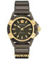 ფოტო #1 პროდუქტის Men's Swiss Icon Active Black Silicone Strap Watch 42mm