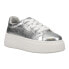 Фото #2 товара Dirty Laundry Record Metallic Platform Womens Silver Sneakers Casual Shoes GRPB