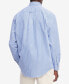 ფოტო #2 პროდუქტის Men's Classic Fit Long-Sleeve Button-Down Striped Poplin Shirt