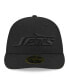 Фото #2 товара Men's Black New York Jets Black on Black Low Profile 59FIFTY Fitted Hat