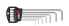 Фото #2 товара Шестигранный ключ Wiha 369 H7 - набор на 7 штук - метрические - хром-ванадиевая сталь 1.5,2,2.5,3,4,5,6 мм 126 г